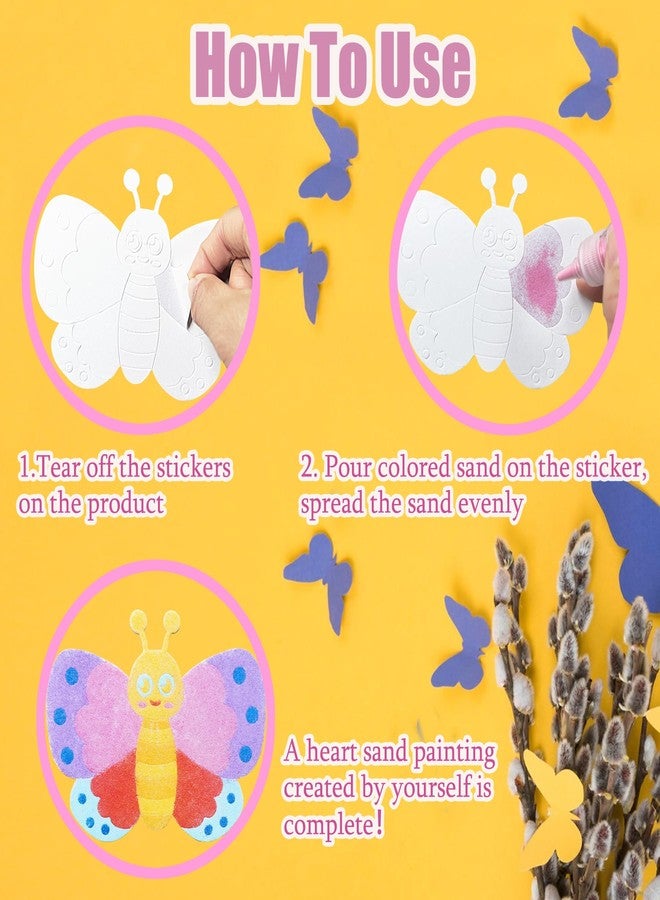 ام ال او ال ام مجموعة MLOLM المكونة من 30 مجموعة من أدوات الرسم والتطريز على شكل فراشات الربيع، مثالية لأنشطة المشاريع الفنية الصيفية. - Image 3